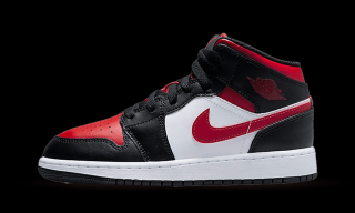 Air Jordan 1 Mid Alternate Bred Toe (GS) Velikost: 37.5