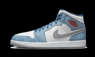 Air Jordan 1 Mid French Blue Fire Red Velikost: 40