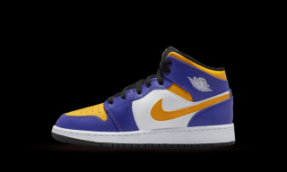 Air Jordan 1 Mid Lakers (GS) Velikost: 38