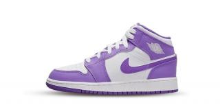 Air Jordan 1 Mid Purple Venom (GS) Velikost: 40