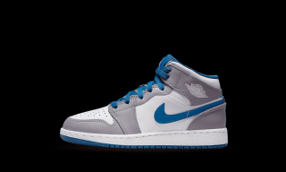 Air Jordan 1 Mid True Blue Cement (GS) Velikost: 38.5 -