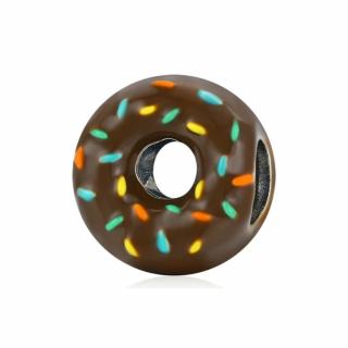 Stříbrný korálek Láhodný donut ❘ Daniek