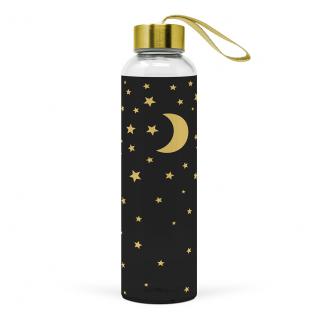 Skleněná láhev Moonlight Real Gold, 550 ml