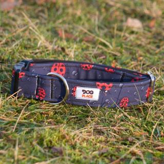 Dogplace | Berušky - obojek Dogplace - Malý (Délka: od 25cm do 48cm, šířka: 2cm) OBOJEKb