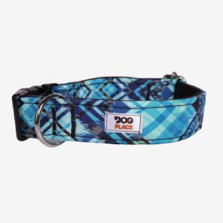 Dogplace | Modrý - obojek Dogplace - Mini (Délka: od 22cm do 28cm, šířka: 2cm) OBOJEKm