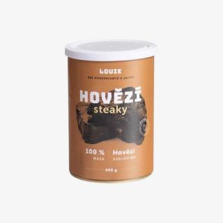 Hovězí steaky 100% maso 400g LOUIE LOUIEhvsteak400