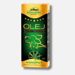 VITAR Veterinae | Konopný olej Vitar 500 ml konolej50