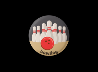 Bowling - magnetka-butonek