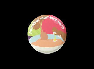 Pomáhat mamince vařit - magnetka-butonek