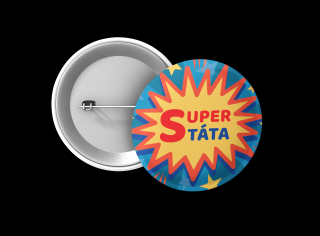 Super táta - placka - špendlík