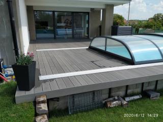 WPC terasové prkno LamboDeck 140 x 20 x 2900 – Stone Grey