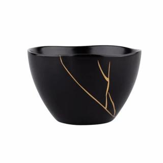 Porcelánová miska Magnific černá - Altom design ( Magnific black porcelain bowl - Altom design)