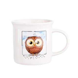 Porcelánový hrneček sovička - Altom Design (Porcelain Mug Owl - Altom Design)