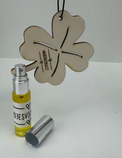 Vonný čtyřlístek do auta, vůně káva (Voňavý čtyřlístek do auta s vůní káva)