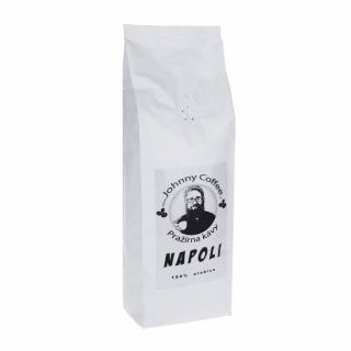 Johnny Coffee Zrnková káva Napoli tmavě pražená Velikost balení: 250g, Zrnková / Mletá: MLETÁ