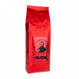 Johnny Coffee Zrnková káva Palermo tmavě pražená Velikost balení: 250g, Zrnková / Mletá: MLETÁ