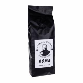 Johnny Coffee Zrnková káva Roma tmavě pražená Velikost balení: 250g, Zrnková / Mletá: MLETÁ