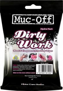 Čistící ubrousky MUC-OFF DIRTY WORK 15 ks (Motokosmetika - čistící utěrky)