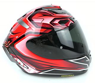 Integrální helma SHOEI X-Spirit 3 Aerodyne + čiré plexi, Pinlock, vel: XS (Červená motorkářská helma Shoei)