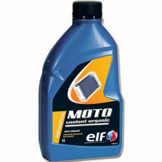 NOVÁ Nemrznoucí kapalina do chladičů pro motocykly 1L (ELF Moto COOLANT ORGANIC - 1 L)