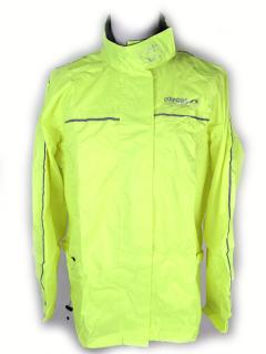 NOVÁ Nepromokavá dámská bunda OXFORD Rain Seal fluo žlutá, vel: L (Motorkářská bunda do deště)