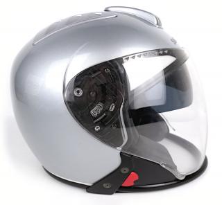 Otevřená helma SCHUBERTH J1 + nové plexi, vel: 54-55/ S (Jedinečná otevřená helma SCHUBERTH s bradovou lištou)