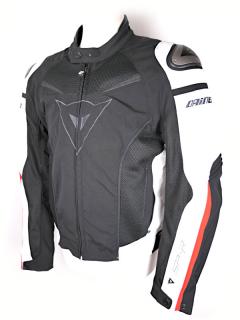 Zánovní pánská letní bunda DAINESE Super Speed Tex s chrániči, vel: 52/L (Motorkářská letní sportovní bunda Dainese)