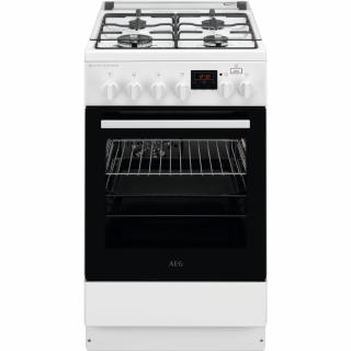 AEG CKB56480BW Kombinovaný sporák s parní funkcí SteamBake