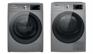 Whirlpool W6 W945SB EE + Whirlpool W7 D93SB EE  + Mezikus s výsuvnou policí ZDARMA