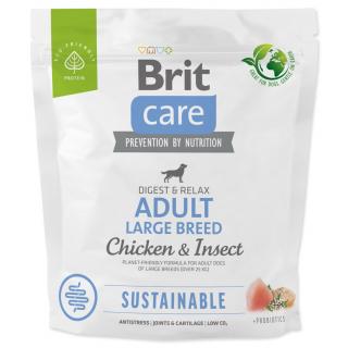 Brit Care Dog Sustainable Adult Large Breed Chicken & Insect 1 kg