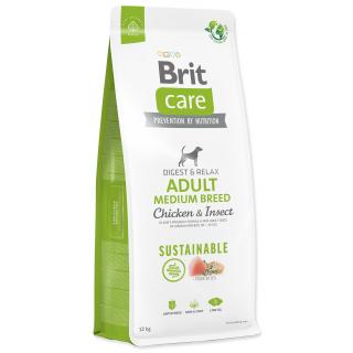 Brit Care Dog Sustainable Adult Medium Breed Chicken & Insect 12 kg