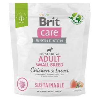 Brit Care Dog Sustainable Adult Small Breed Chicken & Insect 1 kg