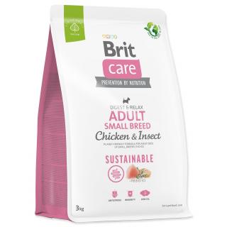 Brit Care Dog Sustainable Adult Small Breed Chicken & Insect 3 kg