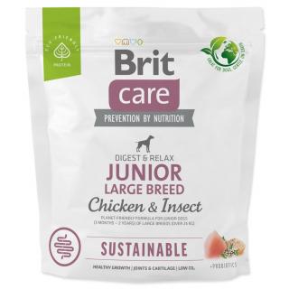 Brit Care Dog Sustainable Junior Large Breed Chicken & Insect 1 kg