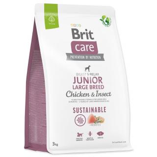 Brit Care Dog Sustainable Junior Large Breed Chicken & Insect 3 kg