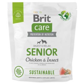 Brit Care Dog Sustainable Senior Chicken & Insect 1 kg