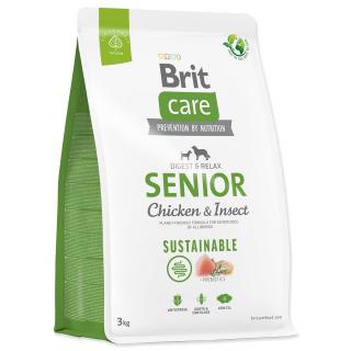 Brit Care Dog Sustainable Senior Chicken & Insect 3 kg