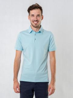 Pánská rozstřižená polokošile | Sky blue | VÝPRODEJ Slim, XL