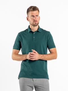 Pánská rozstřižená polokošile | Smaragd green Regular, 3XL