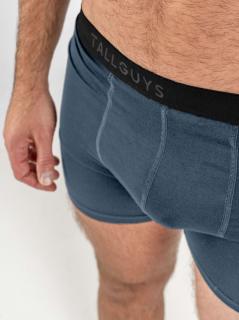 Pánské boxerky TallGuys | Steel blue 3XL