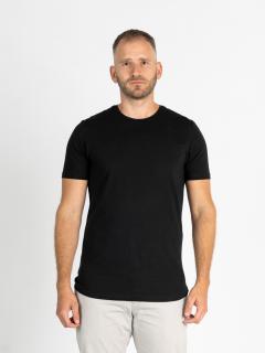 Pánské dlouhé tričko | óčko | Deep black Slim, L