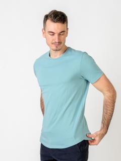 Pánské klasické tričko | óčko | Aqua | VÝPRODEJ Slim, XL