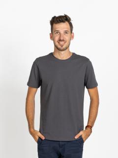 Pánské klasické tričko | óčko | Dark gray | VÝPRODEJ Slim, 3XL