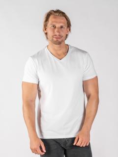 Pánské klasické tričko | véčko | Pure white Slim, L