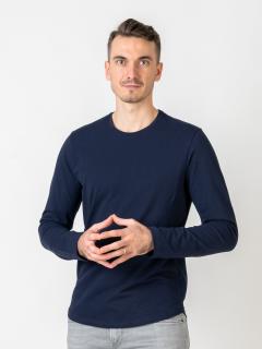 Pánský klasický dlouhý rukáv | óčko | Navy Slim, L