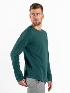 Pánský prodloužený dlouhý rukáv | óčko | Smaragd green Regular, 3XL