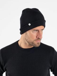 Unisex merino čepice TallGuys | Deep black One Size