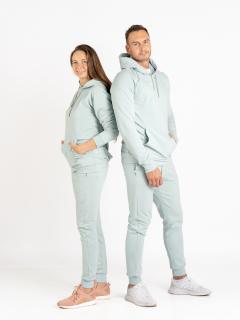 UNISEX prodloužená mikina s kapucí | Sky blue | VÝPRODEJ S