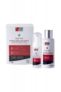 DS Laboratories kůra na poškozené vlasy NIA FIX 50 ml + 100 ml