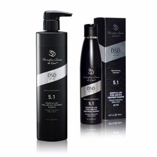 DSD Dixidox deluxe steel and silk treatment shampoo č. 5.1  200 ml  Obnovující šampon s keratinem Ocel a Hedvábí 200 ml č. 5.1